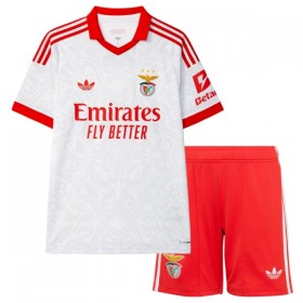 Virallinen pelipaita Benfica Lisabon Lisabon Vieras 2026-27 Lyhythihainen - Lasten ( + Lyhyet housut )