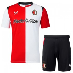 Virallinen pelipaita Feyenoord Rotterdam Koti 2026-27 Lyhythihainen - Lasten ( + Lyhyet housut )