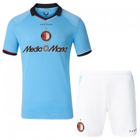 Virallinen pelipaita Feyenoord Rotterdam Vieras 2026-27 Lyhythihainen - Lasten ( + Lyhyet housut )