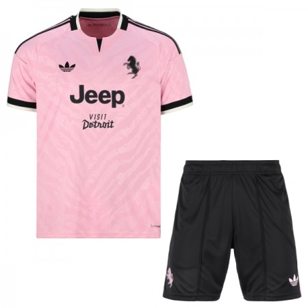 Virallinen pelipaita Juventus Vieras 2026-27 Lyhythihainen - Lasten ( + Lyhyet housut ) Virallinen pelipaita Juventus Vieras 2026-27 Lyhythihainen - Lasten ( + Lyhyet housut )