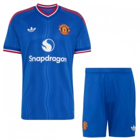 Virallinen pelipaita Manchester United Vieras 2026-27 Lyhythihainen - Lasten ( + Lyhyet housut )