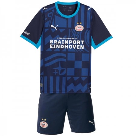 Virallinen pelipaita PSV Eindhoven Kolmas 2026-27 Lyhythihainen - Lasten ( + Lyhyet housut )