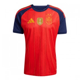 Virallinen pelipaita Espanja 2 Stars Koti MM-kisat 2026 Lyhythihainen - Miesten