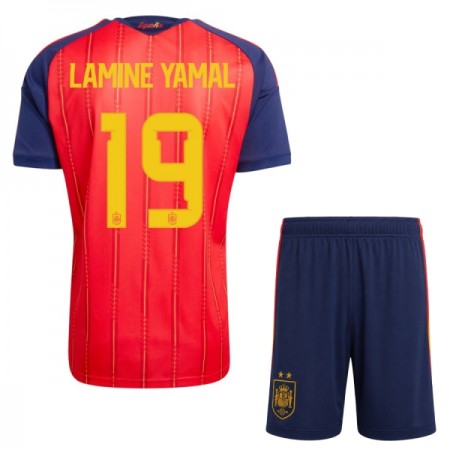 Virallinen pelipaita Espanja 2 Stars Lamine Yamal 19 Koti MM-kisat 2026 Lyhythihainen - Lasten ( + Lyhyet housut ) Virallinen pelipaita Espanja 2 Stars Lamine Yamal 19 Koti MM-kisat 2026 Lyhythihainen - Lasten ( + Lyhyet housut )