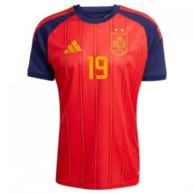 Virallinen pelipaita Espanja 2 Stars Lamine Yamal 19 Koti MM-kisat 2026 Lyhythihainen - Lasten ( + Lyhyet housut )