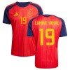Virallinen pelipaita Espanja 2 Stars Lamine Yamal 19 Koti MM-kisat 2026 Lyhythihainen - Miesten Virallinen pelipaita Espanja 2 Stars Lamine Yamal 19 Koti MM-kisat 2026 Lyhythihainen - Miesten