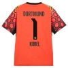 Virallinen pelipaita Borussia Dortmund Kobel 1 Maalivahti Koti 2026-27 Lyhythihainen Oranssi - Miesten Virallinen pelipaita Borussia Dortmund Kobel 1 Maalivahti Koti 2026-27 Lyhythihainen Oranssi - Miesten
