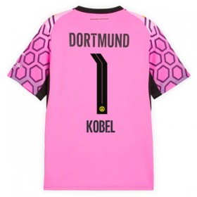 Virallinen pelipaita Borussia Dortmund Kobel 1 Vieras Maalivahti 2026-27 Lyhythihainen Pinkki - Miesten