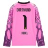 Virallinen pelipaita Borussia Dortmund Kobel 1 Vieras Maalivahti 2026-27 Pitkähihainen Pinkki - Miesten Virallinen pelipaita Borussia Dortmund Kobel 1 Vieras Maalivahti 2026-27 Pitkähihainen Pinkki - Miesten