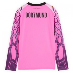 Virallinen pelipaita Borussia Dortmund Vieras Maalivahti 2026-27 Pitkähihainen Pinkki - Lasten ( + Lyhyet housut )