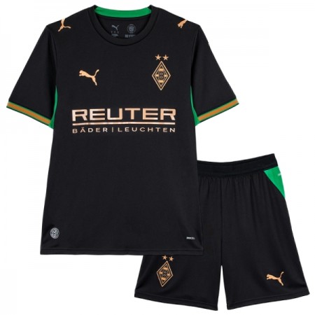 Virallinen pelipaita Borussia Monchengladbach Vieras 2026-27 Lyhythihainen - Lasten ( + Lyhyet housut )