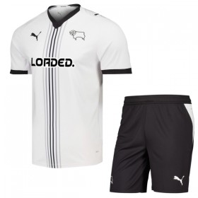 Virallinen pelipaita Derby County Koti 2026-27 Lyhythihainen - Lasten ( + Lyhyet housut )