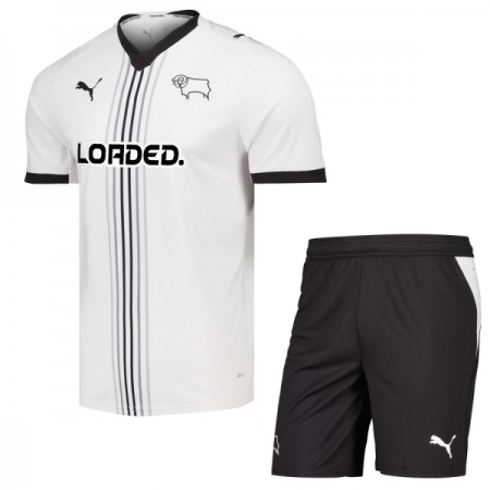 Virallinen pelipaita Derby County Koti 2026-27 Lyhythihainen - Lasten ( + Lyhyet housut ) Virallinen pelipaita Derby County Koti 2026-27 Lyhythihainen - Lasten ( + Lyhyet housut )