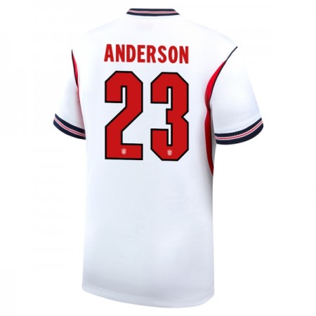 Virallinen pelipaita Englanti Elliot Anderson 23 Koti MM-kisat 2026 Lyhythihainen - Miesten Virallinen pelipaita Englanti Elliot Anderson 23 Koti MM-kisat 2026 Lyhythihainen - Miesten