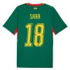 Virallinen pelipaita Senegal Sarr 18 Vieras MM-kisat 2026 Lyhythihainen - Miesten