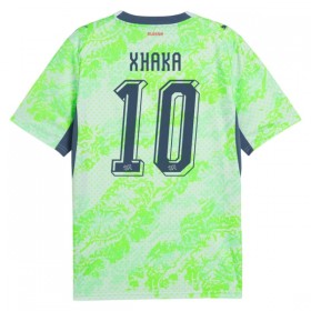 Virallinen pelipaita Sveitsi Granit Xhaka 10 Vieras MM-kisat 2026 Lyhythihainen - Miesten