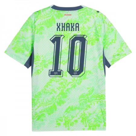 Virallinen pelipaita Sveitsi Granit Xhaka 10 Vieras MM-kisat 2026 Lyhythihainen - Miesten Virallinen pelipaita Sveitsi Granit Xhaka 10 Vieras MM-kisat 2026 Lyhythihainen - Miesten