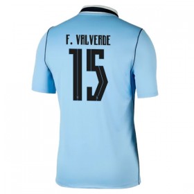Virallinen pelipaita Uruguay Federico Valverde 15 Koti MM-kisat 2026 Lyhythihainen - Miesten