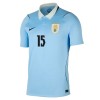 Virallinen pelipaita Uruguay Federico Valverde 15 Koti MM-kisat 2026 Lyhythihainen - Miesten