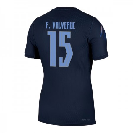Virallinen pelipaita Uruguay Federico Valverde 15 Vieras MM-kisat 2026 Lyhythihainen - Miesten Virallinen pelipaita Uruguay Federico Valverde 15 Vieras MM-kisat 2026 Lyhythihainen - Miesten