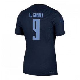Virallinen pelipaita Uruguay Luis Suarez 9 Vieras MM-kisat 2026 Lyhythihainen - Miesten