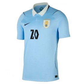 Virallinen pelipaita Uruguay Maximiliano Araujo 20 Koti MM-kisat 2026 Lyhythihainen - Miesten