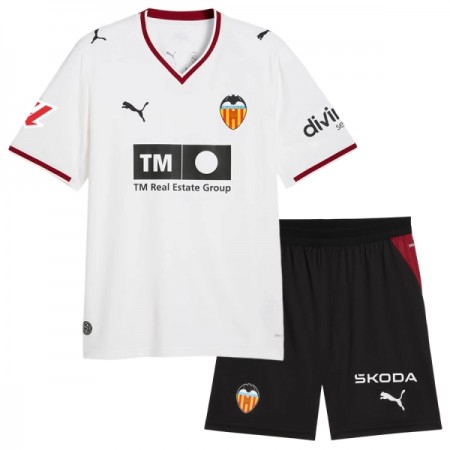Virallinen pelipaita Valencia CF Koti 2026-27 Lyhythihainen - Lasten ( + Lyhyet housut ) Virallinen pelipaita Valencia CF Koti 2026-27 Lyhythihainen - Lasten ( + Lyhyet housut )