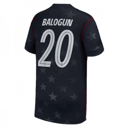 Virallinen pelipaita Yhdysvallat Balogun 20 Vieras MM-kisat 2026 Lyhythihainen - Miesten Virallinen pelipaita Yhdysvallat Balogun 20 Vieras MM-kisat 2026 Lyhythihainen - Miesten
