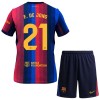 Virallinen pelipaita FC Barcelona Frenkie de Jong 21 Koti 2026-27 Lyhythihainen - Lasten ( + Lyhyet housut ) Virallinen pelipaita FC Barcelona Frenkie de Jong 21 Koti 2026-27 Lyhythihainen - Lasten ( + Lyhyet housut )