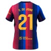 Virallinen pelipaita FC Barcelona Frenkie de Jong 21 Koti 2026-27 Lyhythihainen - Lasten ( + Lyhyet housut )