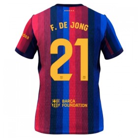 Virallinen pelipaita FC Barcelona Frenkie de Jong 21 Koti 2026-27 Lyhythihainen - Miesten
