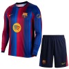 Virallinen pelipaita FC Barcelona Koti 2026-27 Pitkähihainen - Lasten ( + Lyhyet housut ) Virallinen pelipaita FC Barcelona Koti 2026-27 Pitkähihainen - Lasten ( + Lyhyet housut )