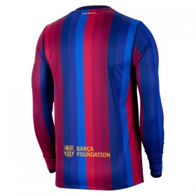 Virallinen pelipaita FC Barcelona Koti 2026-27 Pitkähihainen - Lasten ( + Lyhyet housut )