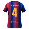 Virallinen pelipaita FC Barcelona R. Araujo 4 Koti 2026-27 Lyhythihainen - Miesten Virallinen pelipaita FC Barcelona R. Araujo 4 Koti 2026-27 Lyhythihainen - Miesten