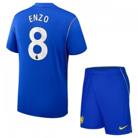 Virallinen pelipaita Chelsea Enzo 8 Koti 2026-27 Lyhythihainen - Lasten ( + Lyhyet housut )