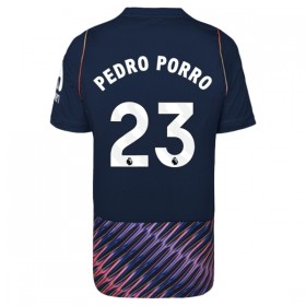 Virallinen pelipaita Tottenham Hotspur Pedro Porro 23 Vieras 2026-27 Lyhythihainen - Miesten