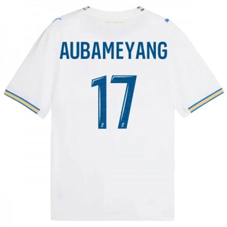 Virallinen pelipaita Olympique de Marseille Aubameyang 17 Koti 2026-27 Lyhythihainen - Miesten