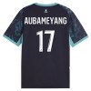 Virallinen pelipaita Olympique de Marseille Aubameyang 17 Vieras 2026-27 Lyhythihainen - Miesten