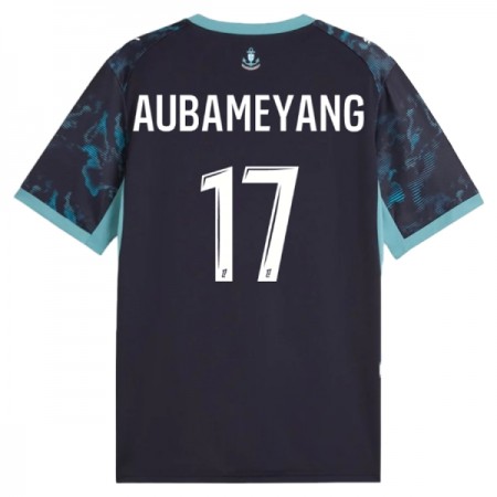 Virallinen pelipaita Olympique de Marseille Aubameyang 17 Vieras 2026-27 Lyhythihainen - Miesten