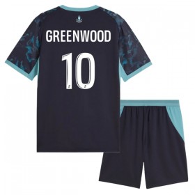 Virallinen pelipaita Olympique de Marseille Greenwood 10 Vieras 2026-27 Lyhythihainen - Lasten ( + Lyhyet housut )