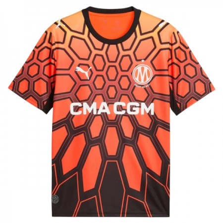 Virallinen pelipaita Olympique de Marseille Koti 2026-27 Lyhythihainen Oranssi - Miesten