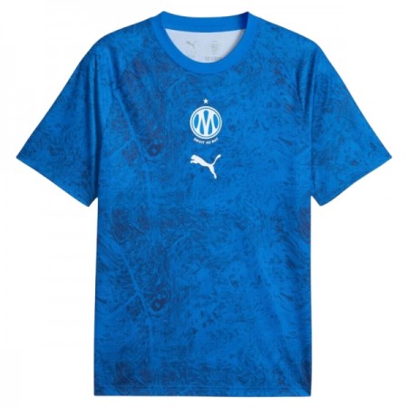 Virallinen pelipaita Olympique de Marseille Pre-Match 2026-27 Lyhythihainen Sininen - Miesten Virallinen pelipaita Olympique de Marseille Pre-Match 2026-27 Lyhythihainen Sininen - Miesten