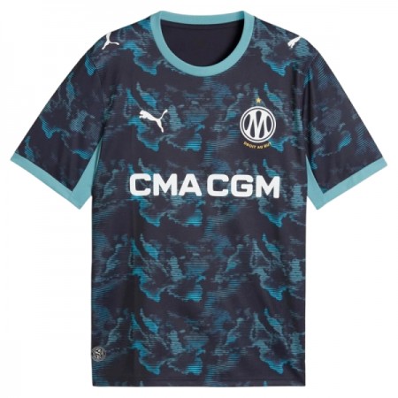 Virallinen pelipaita Olympique de Marseille Vieras 2026-27 Lyhythihainen - Miesten Virallinen pelipaita Olympique de Marseille Vieras 2026-27 Lyhythihainen - Miesten