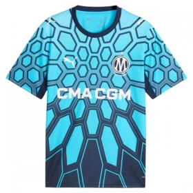 Virallinen pelipaita Olympique de Marseille Vieras 2026-27 Lyhythihainen Sininen - Miesten