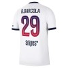 Virallinen pelipaita Paris Saint-Germain Bradley Barcola 29 Vieras 2026-27 Lyhythihainen - Miesten