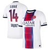 Virallinen pelipaita Paris Saint-Germain Desire Doue 14 Vieras 2026-27 Lyhythihainen - Miesten Virallinen pelipaita Paris Saint-Germain Desire Doue 14 Vieras 2026-27 Lyhythihainen - Miesten
