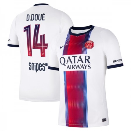 Virallinen pelipaita Paris Saint-Germain Desire Doue 14 Vieras 2026-27 Lyhythihainen - Miesten Virallinen pelipaita Paris Saint-Germain Desire Doue 14 Vieras 2026-27 Lyhythihainen - Miesten