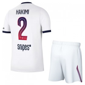 Virallinen pelipaita Paris Saint-Germain Hakimi 2 Vieras 2026-27 Lyhythihainen - Lasten ( + Lyhyet housut )