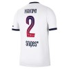 Virallinen pelipaita Paris Saint-Germain Hakimi 2 Vieras 2026-27 Lyhythihainen - Miesten