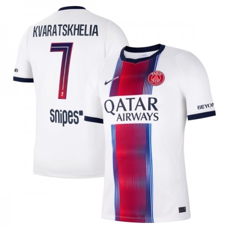 Virallinen pelipaita Paris Saint-Germain Kvaratskhelia 7 Vieras 2026-27 Lyhythihainen - Miesten Virallinen pelipaita Paris Saint-Germain Kvaratskhelia 7 Vieras 2026-27 Lyhythihainen - Miesten